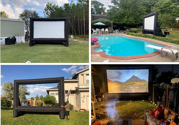 20 Ft Inflatable Outdoor Screen & Projector Rental
